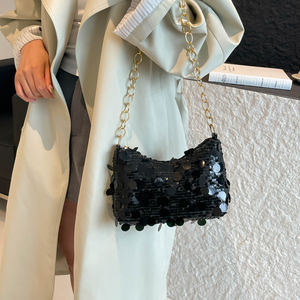 Sac <span class=keywords><strong>de</strong></span> dîner à paillettes à la mode, sac à bandoulière tendance et polyvalent, sacs à main <span class=keywords><strong>de</strong></span> luxe pour femmes, sac à bandoulière élégant et minimaliste - Product Image 5