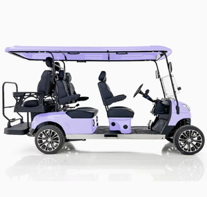 รถเข็นไฟฟ้าพรีเมียม โครงเหล็กกล้าคาร์บอน 4 ที่นั่ง แบตเตอรี่ลิเธียมแบบชาร์จไฟได้ มอเตอร์ 5 กิโลวัตต์ ความเร็ว 24 กม./ชม. 4 ล้อ รับน้ำหนักได้ 300 กก. 1500 - Product Image 3