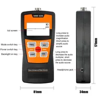 Détecteur de fuite de canalisation souterraine VICTOR RuoShui 528S, localisateur acoustique de fuite d'eau domestique simple avec écran LCD
