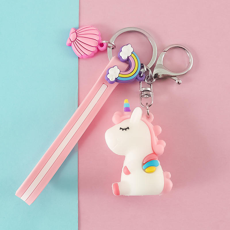 White rainbow unicorn