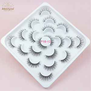 Abestyou卸売15 MM 3Dミンクまつげフルストリップラッシュ包装箱付きプライベートラベルベンダー - Product Image 4