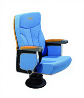 Chaise d'auditorium avec table pliante intégrée, sièges de salle de conférence, chaises d'auditorium avec assise rembourrée HJ9624