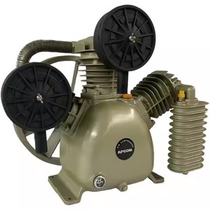 หัวปั๊มลม APCOM แบบลูกสูบไฟฟ้า ทรงกระบอก ผิวด้าน รับประกัน 3 ปี - Product Image 2