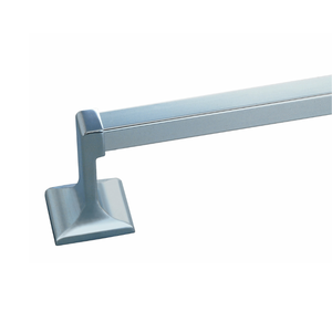 Porte-serviettes chromé poli, base en alliage de zinc, acier inoxydable, classique, 30 pouces, accessoires de salle de bain à fixation murale - Product Image 4
