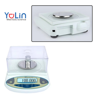 Balance analytique électronique de précision, balance de laboratoire, précision 0,01 g, matériau plastique, utilisation pour bijoux et usage scientifique
