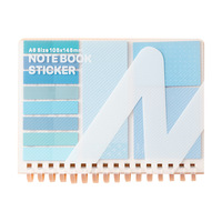 Sticky Note Kit Colored Post-it Notebook Papelería para estudiantes Suministros de oficina