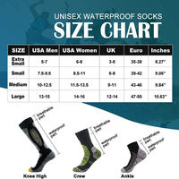 Chaussettes de sport d'extérieur personnalisées, épaisses, tricotées, confortables, respirantes, imperméables, pour l'automne