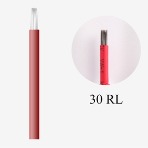 <span class=keywords><strong>Aguja</strong></span> de microblading redonda desechable <span class=keywords><strong>para</strong></span> sombreado, <span class=keywords><strong>para</strong></span> tatuaje cosmético, <span class=keywords><strong>relleno</strong></span> de polvo de sombreado, maquillaje permanente de cejas, herramienta manual tipo pluma - Product Image 5