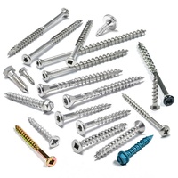 Vis à bois à tête plate Torx en acier inoxydable pour la construction en bois, meubles de balcon et de terrasse extérieurs
