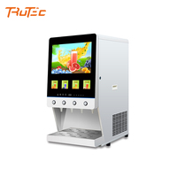Boîte à lumière LED publicitaire concentré de jus BIB emballage instantané distributeur automatique de jus de glace