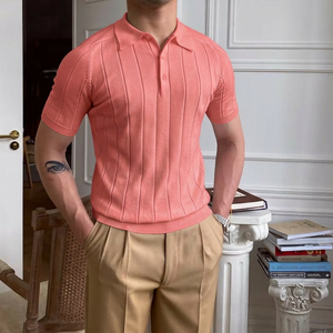 Camisas Polo de Golf Personalizadas Bordadas para Hombre, de Verano, 100% Algodón, Resistentes a las Arrugas, con Protección Solar y Absorción del Sudor - Product Image 3