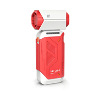Mini ventilateur turbo portable Mecha Design, souffleur puissant rechargeable, dépoussiéreur électrique pour le nettoyage des voitures et des ordinateurs