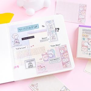 Bloc-notes mignon Chiikawa de style manga japonais DHF Wholesale – Carnet de messages pour étudiants, notes autocollantes de rappel pour le bureau - Product Image 2
