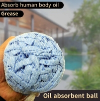 Boule de bain pour piscine, flottant sur la surface de l'eau, absorbant l'huile, nettoyant pour baignoire, boule de spa bleue, décoration de source chaude
