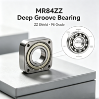 Roulement à billes miniature MR84ZZ en gros d'usine 4*8*3mm Tolérance P6, Bruit Z3 en option, Roulement à gorge profonde micro à double blindage