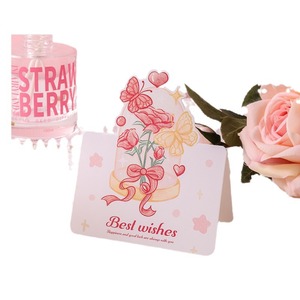Petite carte de vœux personnalisée avec bouquet, pour la Saint-Valentin, les rencontres romantiques, Thanksgiving, la Journée des enseignants, les occasions universelles et les vœux de fleuriste - Product Image 5