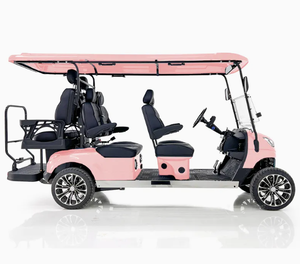 Carrito de Golf Eléctrico de Lujo Personalizable de 6 Plazas con Batería de Litio Recargable, Motor de 5KW, 4 Ruedas, Velocidad Máxima de 24 km/h, 36 Hoyos - Product Image 3