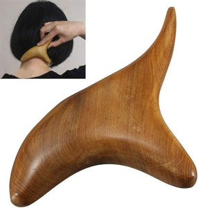 Set di 4 in legno Gua Sha terapia punto di innesco alleviare il dolore alla spalla riflessologia strumenti tradizionali in legno massaggiatore tailandese - Product Image 6