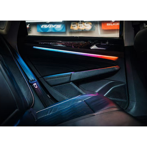 Bande LED RGBIC Premium pour éclairage d'ambiance intérieur de voiture, éclairage d'atmosphère pour Volkswagen Passat 2019-2025 - Product Image 2