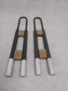 1700 1800 1900 <span class=keywords><strong>U</strong></span> <span class=keywords><strong>Type</strong></span> <span class=keywords><strong>Mosi2</strong></span> tige de résistance élément chauffant réchauffeur de disiliciure de molybdène pour moufle ou four industriel - Product Image 2