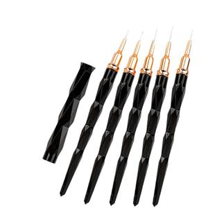 ชุดแปรงทาสีเ<span class=keywords><strong>ล</strong></span>็บแบบมืออาชีพ5ชิ้น<span class=keywords><strong>7</strong></span> 9 <span class=keywords><strong>11</strong></span> 15 25มม. ด้ามจับโ<span class=keywords><strong>ล</strong></span>หะสีชมพูเพชรหรูหราปากกาวาดไน<span class=keywords><strong>ล</strong></span>อนเครื่องมือวาดโ<span class=keywords><strong>ล</strong></span>โก้ที่กำหนดเอง - Product Image 5