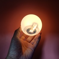 Petite boule décorative pour salon, lumière USB, décoration de chambre d'enfant, lampe de nuit LED en silicone pour la maison