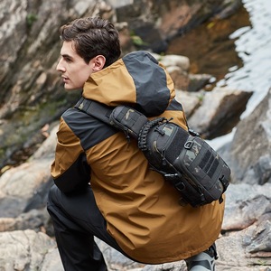 Masawei Compact Tactical Sling Bag Waterproof Outdoor Sports Crossbody <b>Backpack</b> for Men - Product Image 4