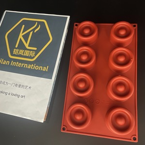 แม่พิมพ์อบขนมซิลิโคนเกรดอาหารรูปทรงครึ่งวงกลม 8 ช่อง ยี่ห้อ <span class=keywords><strong>KaiLan</strong></span> ปลอดภัยสำหรับเตาอบและเครื่องล้างจาน เหมาะสำหรับทำมูสแบบชั้นๆ - Product Image 3