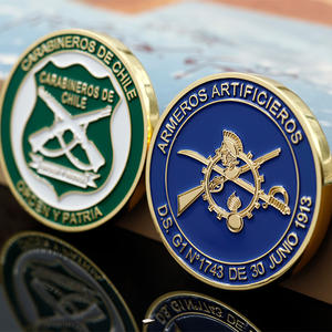 Fabricante de Monedas Personalizadas de Metal, Recuerdos Antiguos de Oro y Plata en 3D, Porta Spin Chile, Grabador de Monedas - Product Image 2