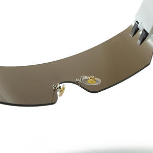 نظارات شمسية بلا إطار بطراز مستقبلي جذاب نظارات شمسية رياضية أنيق أو موضة جديدة لركوب الدراجات نظارات شمسية بألوان متدرجة - Product Image 6