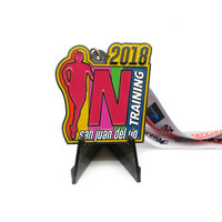 Pas cher Personnalisé Faites Votre Propre Or Argent Bronze Médaille Ruban Conception Logo 2D 3D Métal Prix Sport Natation Course Marathon Médailles