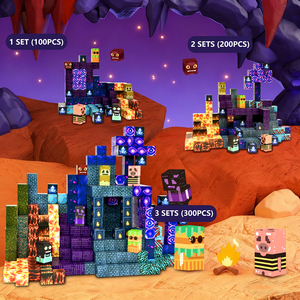 200 Pièces Blocs Magnétiques en Plastique Jouets de <span class=keywords><strong>Construction</strong></span> pour Enfants Garçons Filles <span class=keywords><strong>Jeu</strong></span> de <span class=keywords><strong>Construction</strong></span> Éducatif STEM Cadeau Sensoriel Anniversaire - Product Image 2