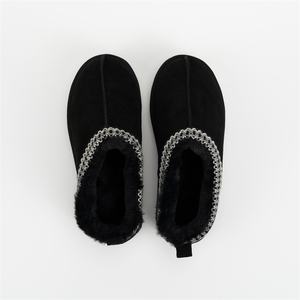 Mínimo diseño engrosamiento mullido invierno para zapatillas suave cómodo antideslizante <span class=keywords><strong>Casa</strong></span> de piel para zapatillas para la temporada de otoño - Product Image 5