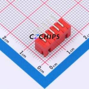 BX-XH2.54-5PWZ-R Wire-to-Board Pin Header Bent Lead Through Hole,P=2.54mm Connector 1x5P 2.5mm Right Angle Insert XH - Product Image 2