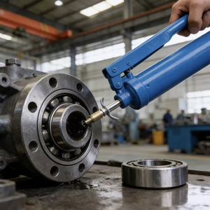 Nouveau Pistolet à Graisse Manuel Professionnel <span class=keywords><strong>Autoway</strong></span> 2026 à Levier, Poignée Robuste, Haute Pression 300CC, en Alliage d'Aluminium 350x56mm - Product Image 4