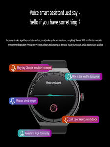 Esportes Smartwatch masculino com bateria de longa duração Excelente qualidade TFT Display Silica Gel Band IP67 Luxury Sleep Monitor - Product Image 4