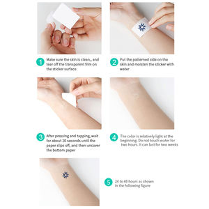 2023新款部落蛇纹身贴纸持久防水手臂纹身男女临时工 - Product Image 5