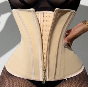 2025คอร์เซ็ทรัดเอวสำหรับเล่นกีฬาใหม่มีซิปสีทองเข็มขัดกระชับสัดส่วนระบายอากาศได้ดีเข็มขัดกระชับสัดส่วนหลังคลอดโลโก้ - Product Image 4