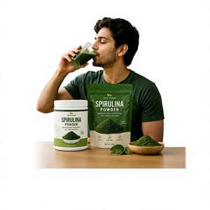 Poudre de Spiruline de Votre Marque 1kg Végétalienne Sans Gluten Antioxydant Naturel Soutien Immunitaire Croissance Capillaire Adulte Soutien au Sommeil Peau - Product Image 1