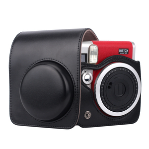 เคสป้องกันเข้ากันได้กับกล้อง <span class=keywords><strong>Instax</strong></span> <span class=keywords><strong>Mini</strong></span> <span class=keywords><strong>90</strong></span>สีทึบพร้อมกระเป๋าใส่ภาพถ่ายและสายคล้องไหล่แบบปรับได้ - Product Image 3
