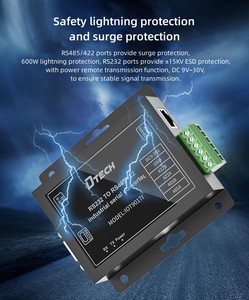 Dtech iot9017i <span class=keywords><strong>RS232</strong></span> để <span class=keywords><strong>RS485</strong></span>/422 cổng nối tiếp quang điện bị cô lập Giao diện hoạt động chuyển đổi - Product Image 4
