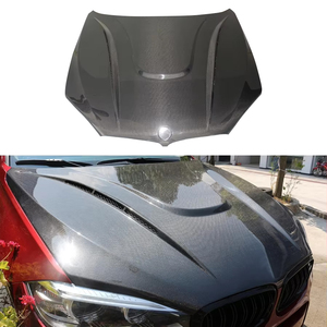 Kit de Protección de Capó de Motor de Fibra de Carbono para BMW X5 X6, Modificación y Mejora de Parachoques Delantero para Autos F15 F16 2013-2018 - Product Image 1