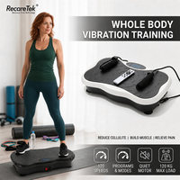 Titreşim Makinesi Crazy Fit Masaj Titreşim Plakası Egzersiz Kilo Verme Süper Vücut Vibratörü Ev Mini Fitness Platformu Sağlık