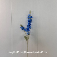 Bunga Delphinium Sutra Buatan yang Populer dan Bergaya untuk Dekorasi Rumah/Ruang Makan/Ruang Tamu, Rangkaian Bunga untuk Latar Belakang Pernikahan