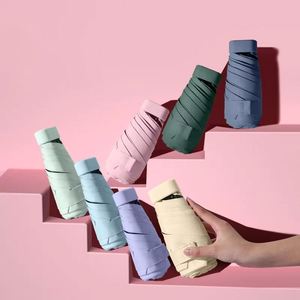 ร่มพับ 5 ตอน พกพาสะดวก สำหรับเดินทางกลางแจ้ง กันฝน พร้อมสกรีนโลโก้ตามสั่ง - Product Image 2