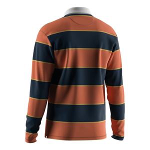 เสื้อโปโลแขนยาวผู้ชายป้องกันริ้วรอย ผสานความทนทาน ความสบาย และความสง่างามอย่างง่ายดาย เสื้อโปโลรักบี้ - Product Image 2