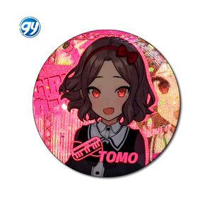 GIRLS BAND CRY Nina <span class=keywords><strong>Saito</strong></span> Rupa Merchandise Anime Badge en métal peint réfléchissant à double flash pour sac Ita, pour les amateurs de musique - Product Image 5