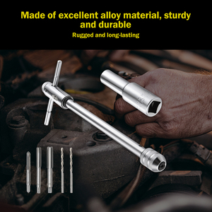 Kit <span class=keywords><strong>de</strong></span> 16 outils <span class=keywords><strong>de</strong></span> réparation <span class=keywords><strong>de</strong></span> filetage pour <span class=keywords><strong>extracteur</strong></span> <span class=keywords><strong>de</strong></span> bougies <span class=keywords><strong>de</strong></span> <span class=keywords><strong>préchauffage</strong></span> endommagées - Product Image 5
