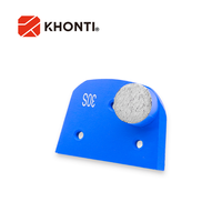 KHONTI Soft Bond Lavina Meuleuse de sol 30 grains Bloc abrasif durable Chaussures de meulage diamantées pour sol en béton époxy