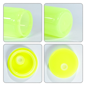 Bicchieri Trasparenti per Caffè e Feste, Colore Arcobaleno, in PP Duro Riutilizzabile, con Coperchio e Cannuccia, 16oz - Product Image 3